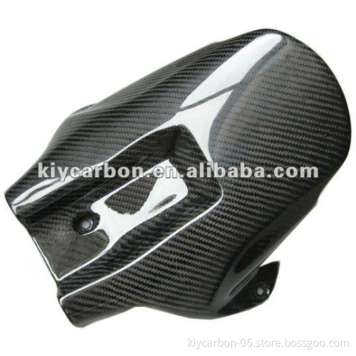 Carbon fiber motorcycle rear hugger